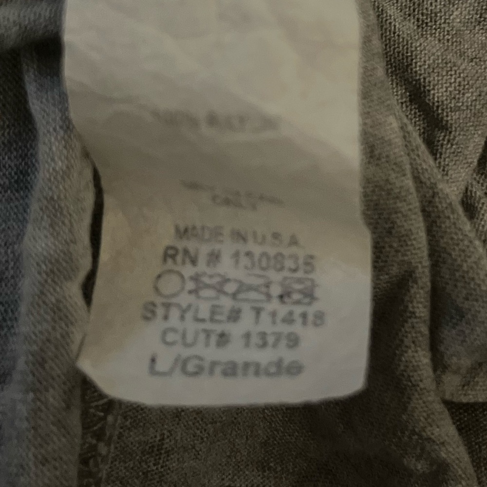Prevett Women's Gray Long Sleeve Open Cardigan Sweater - Size Large - Picture 6 of 6